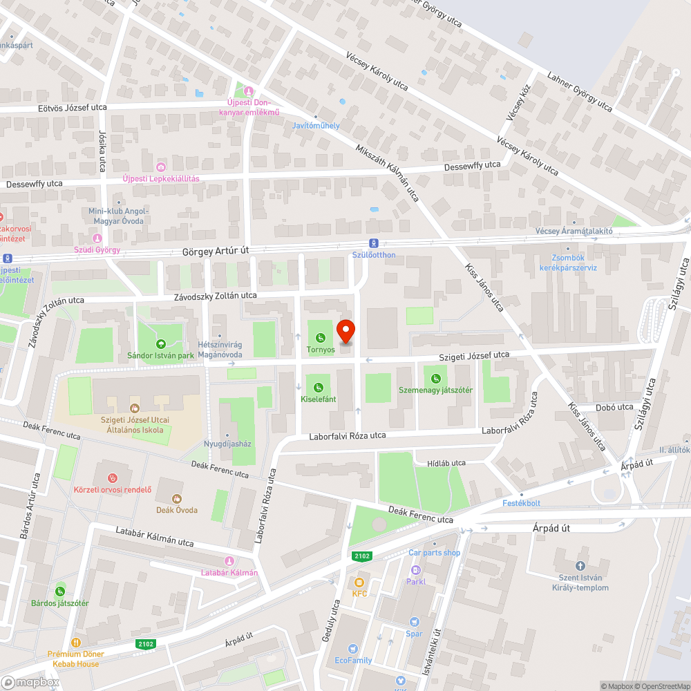 Szabálytalan parkolás bejelentés helye