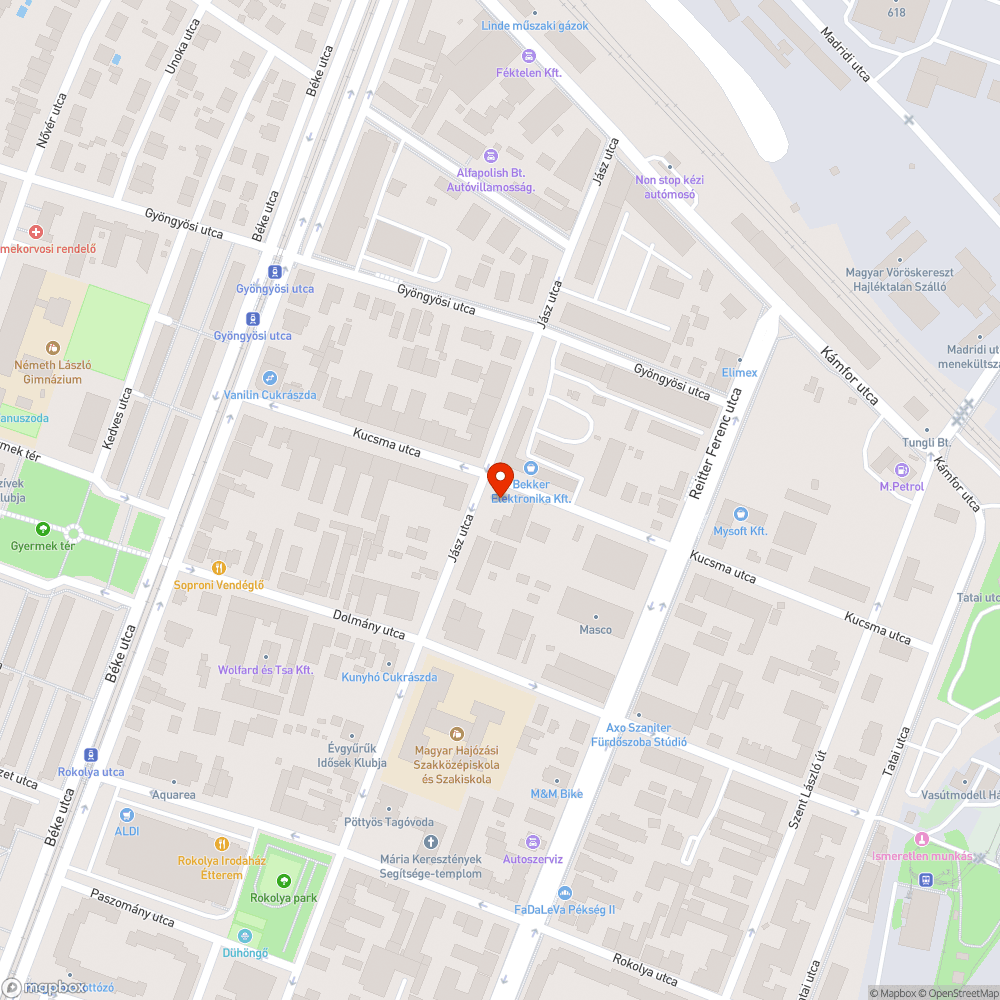 Tönkrement lyukas fedlap, kiáll bejelentés helye