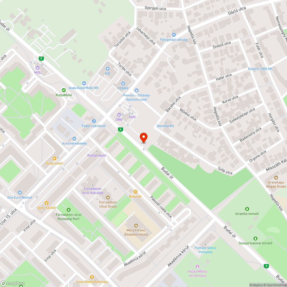 Kopott, firkás táblák bejelentés helye