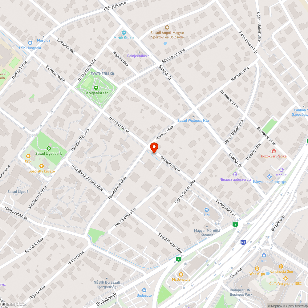 Félig kidőlt fa bejelentés helye