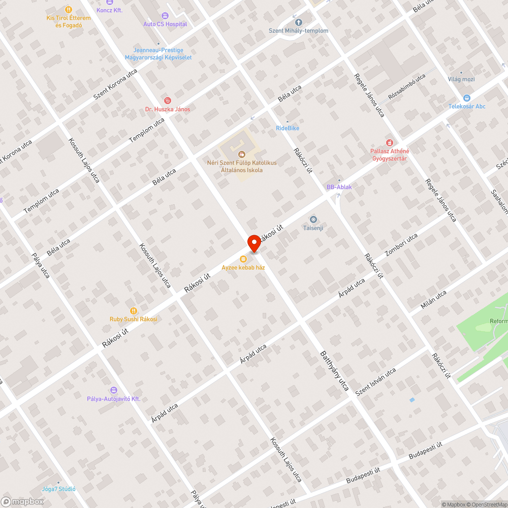 Sérült utcanévtábla bejelentés helye