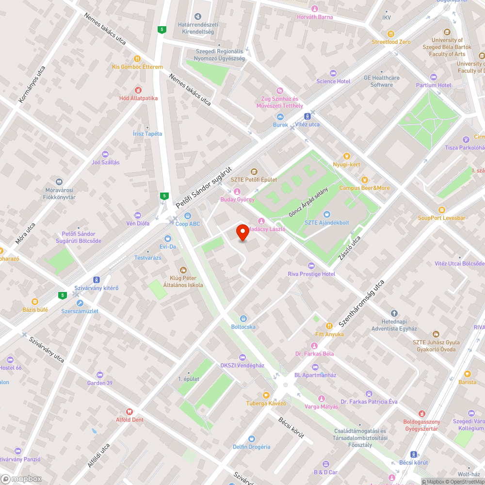 Galambürülék bejelentés helye