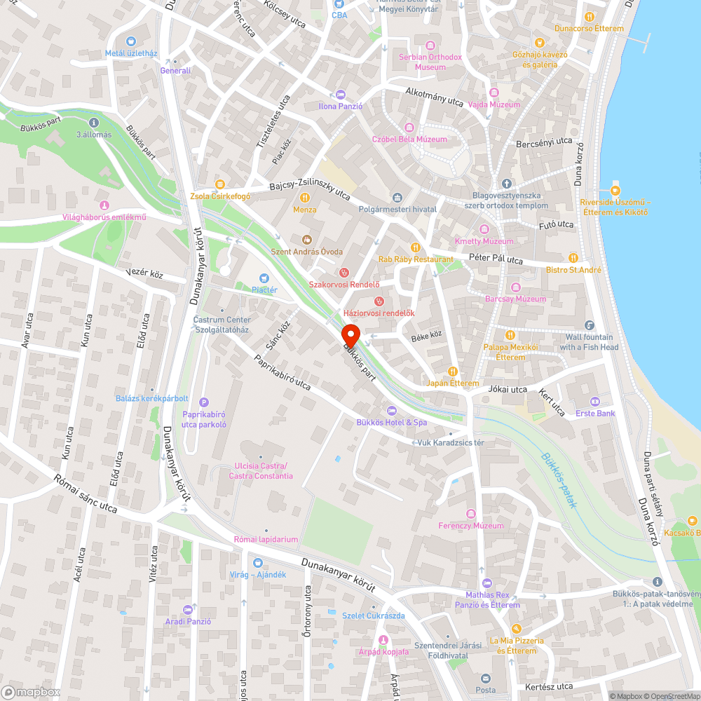 Elhagyatott járda bejelentés helye