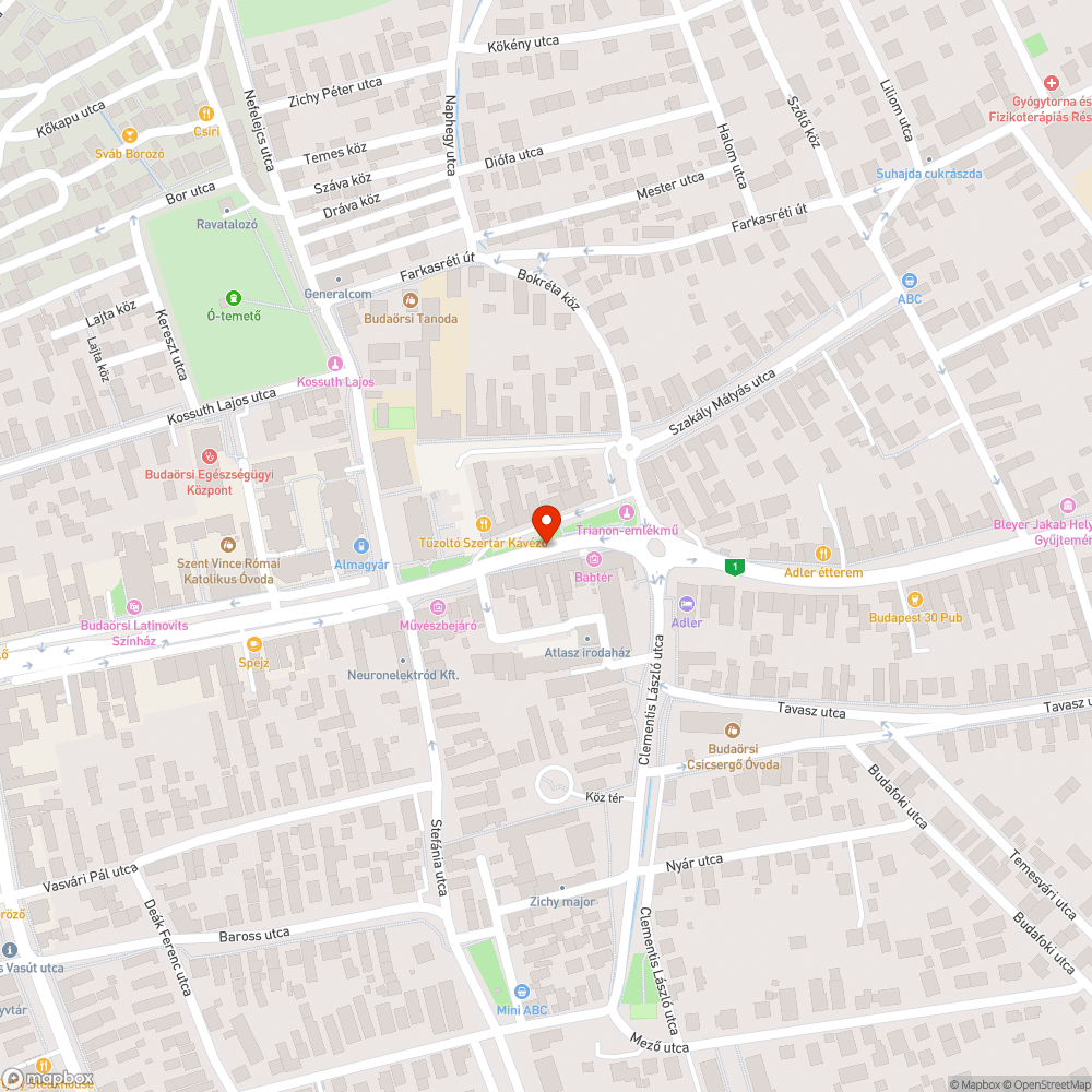 Kátyú a Templom tér után bejelentés helye