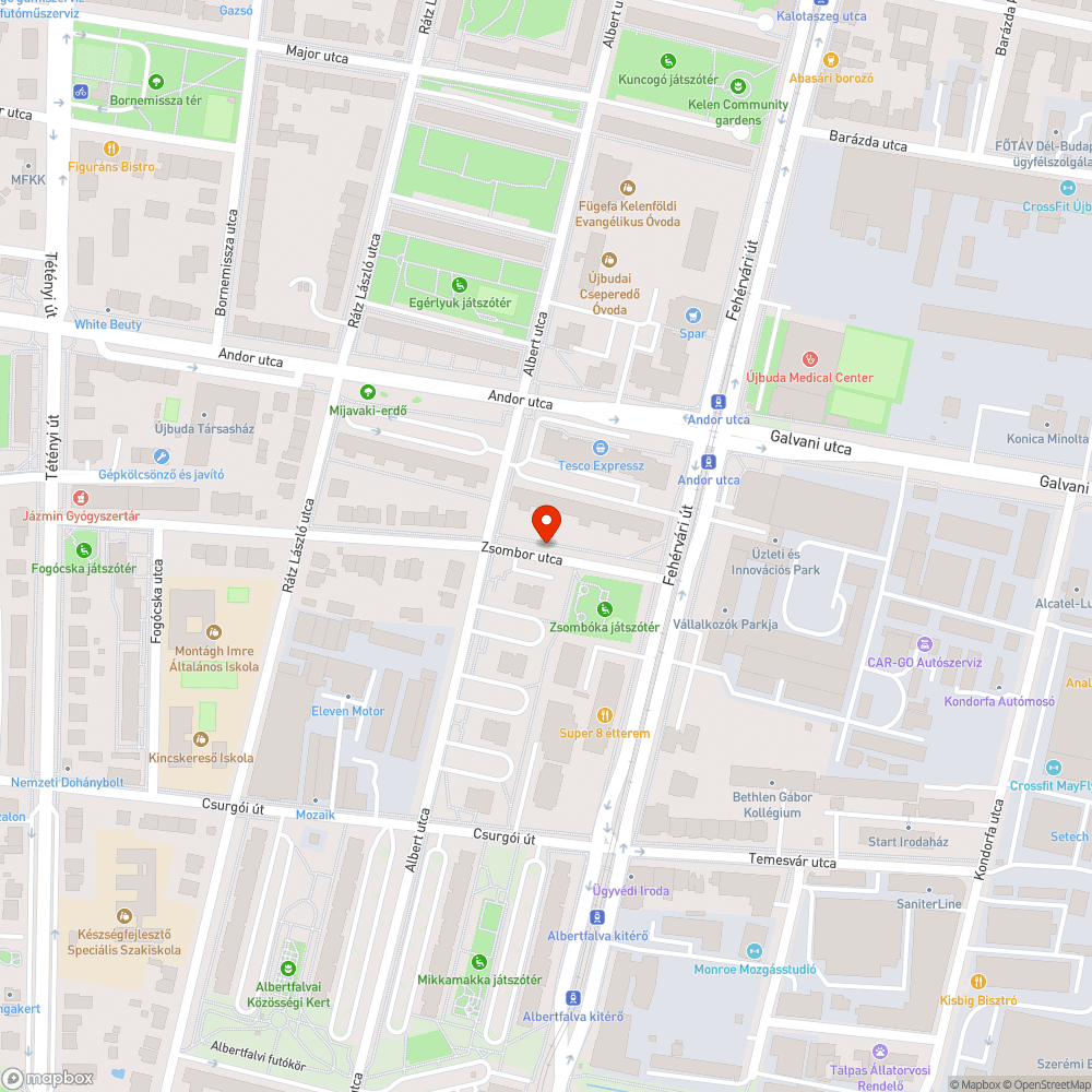 Elhagyott Corsa bejelentés helye