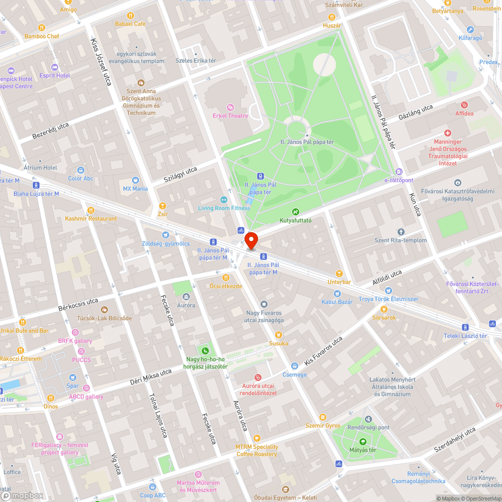 Eltűnt zebra bejelentés helye