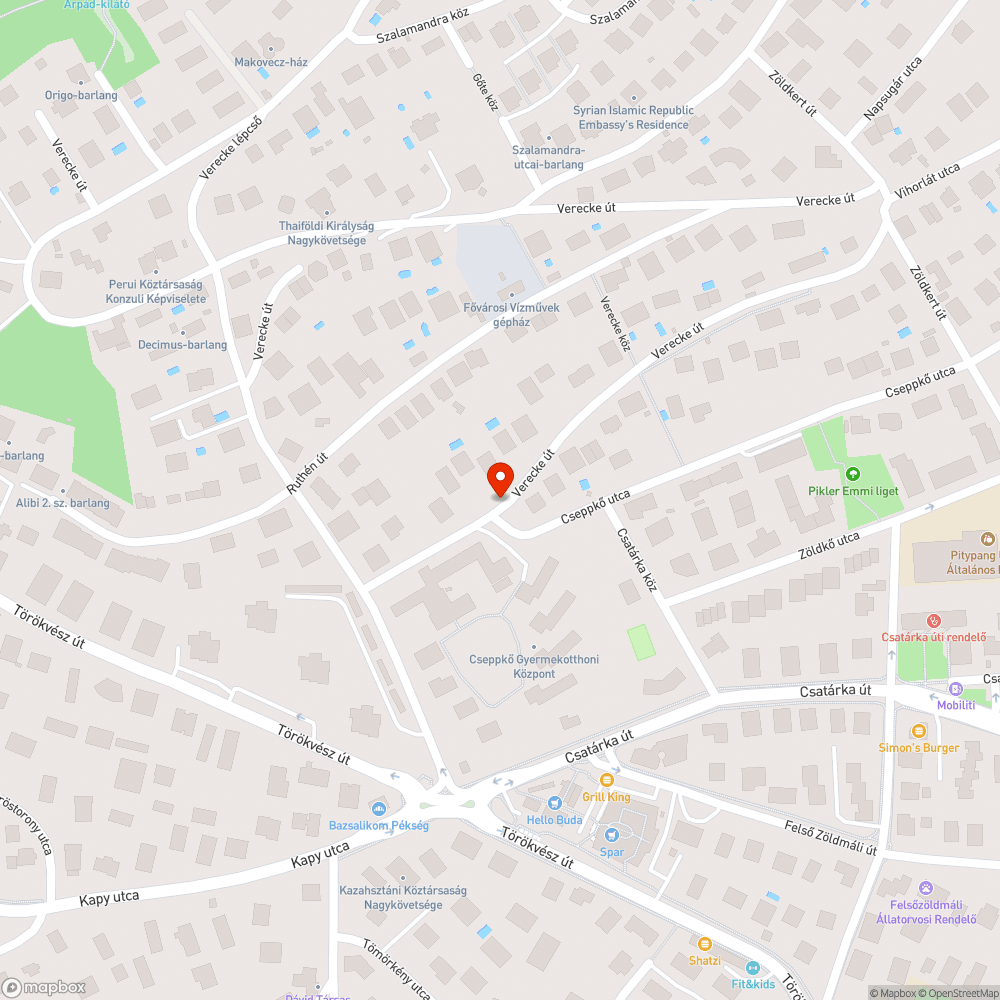 Hibás vízközmű bejelentés helye