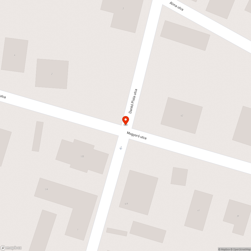 Beszakadt aszfalt bejelentés helye