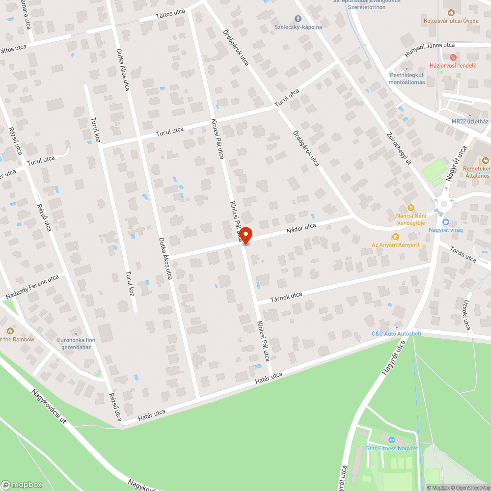 Nagy forgalom, és zajszennyezés bejelentés helye