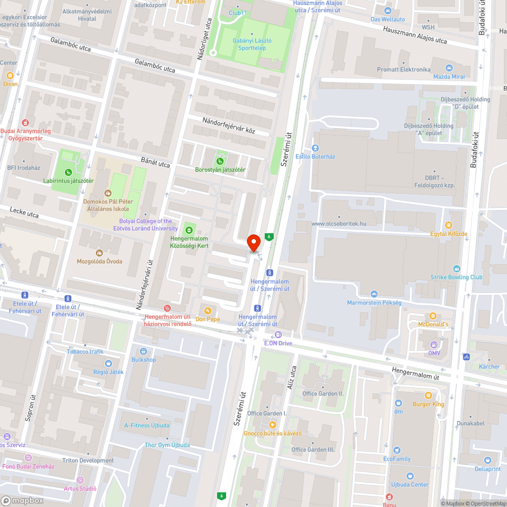 Jármű elszállítása bejelentés helye