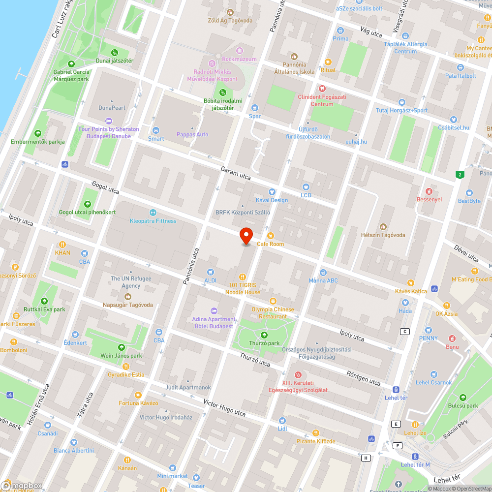 Felmaródott úttest bejelentés helye