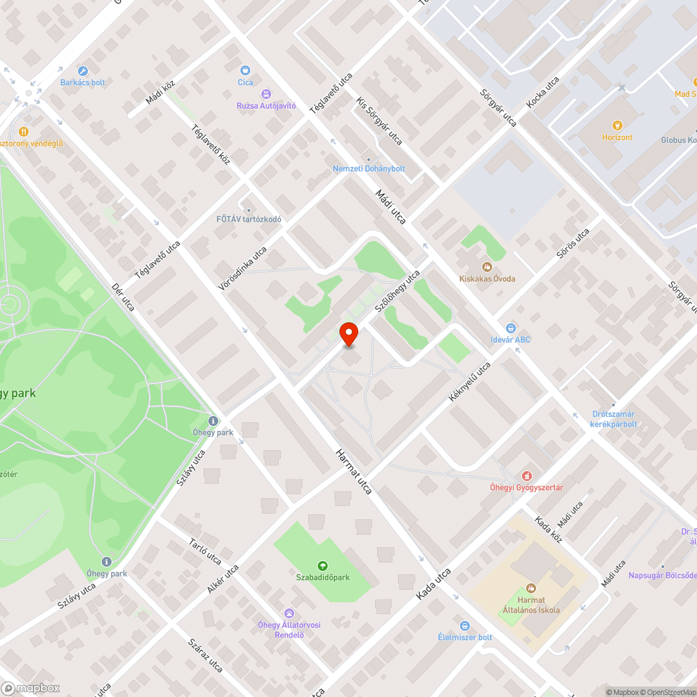 Behorpadt fedlap bejelentés helye