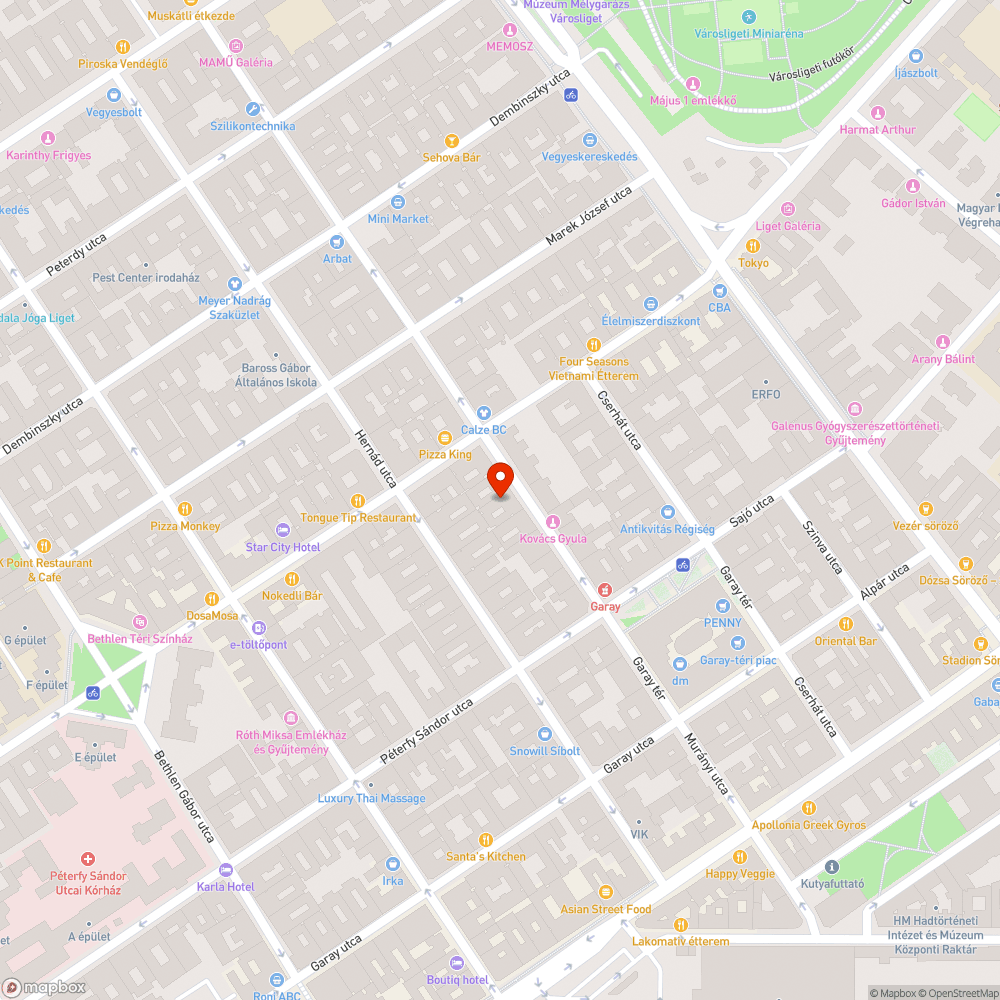 hiányos útburkolat bejelentés helye