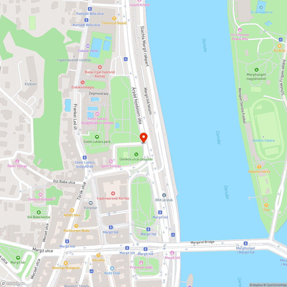 Megdőlt poller bejelentés helye