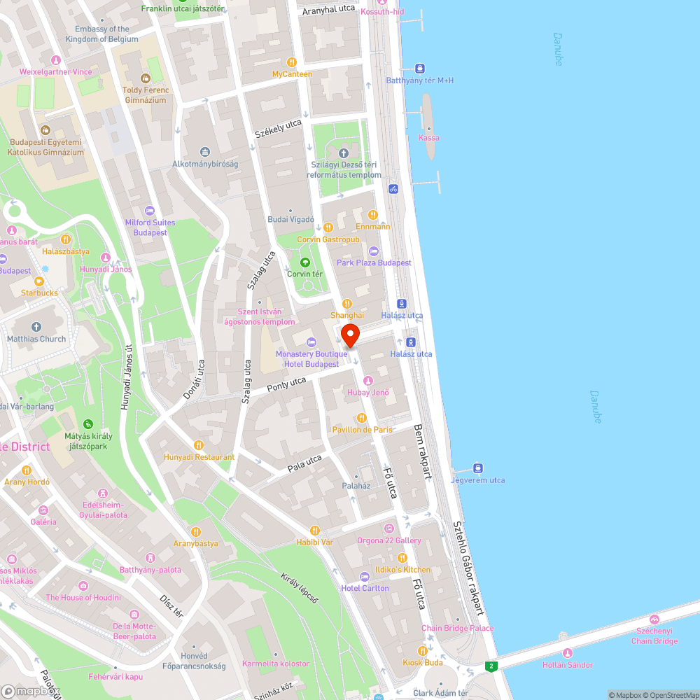 Elhajlott megálló bejelentés helye