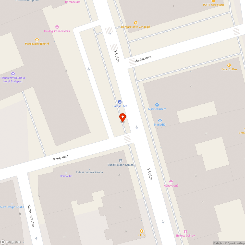 Törött, süllyedt lefolyó bejelentés helye