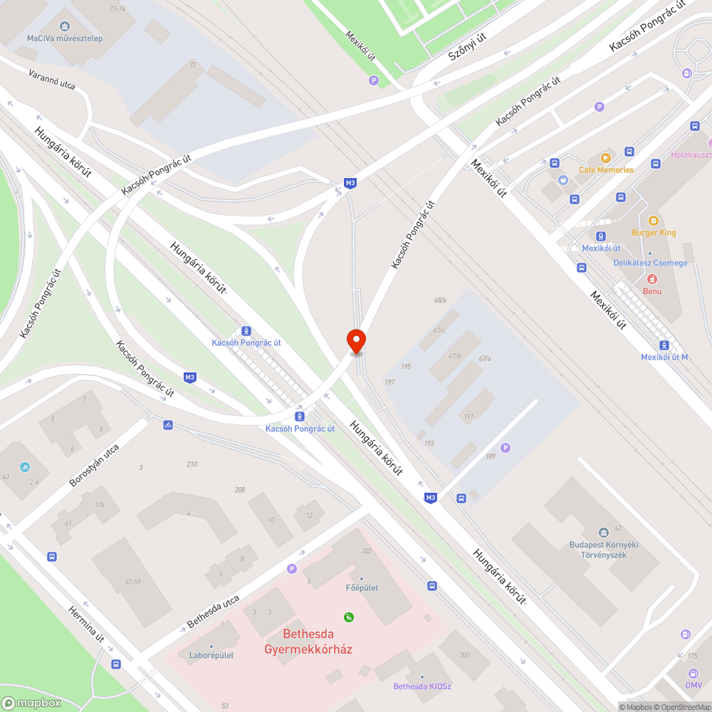 Graffitis és omló vakolat bejelentés helye