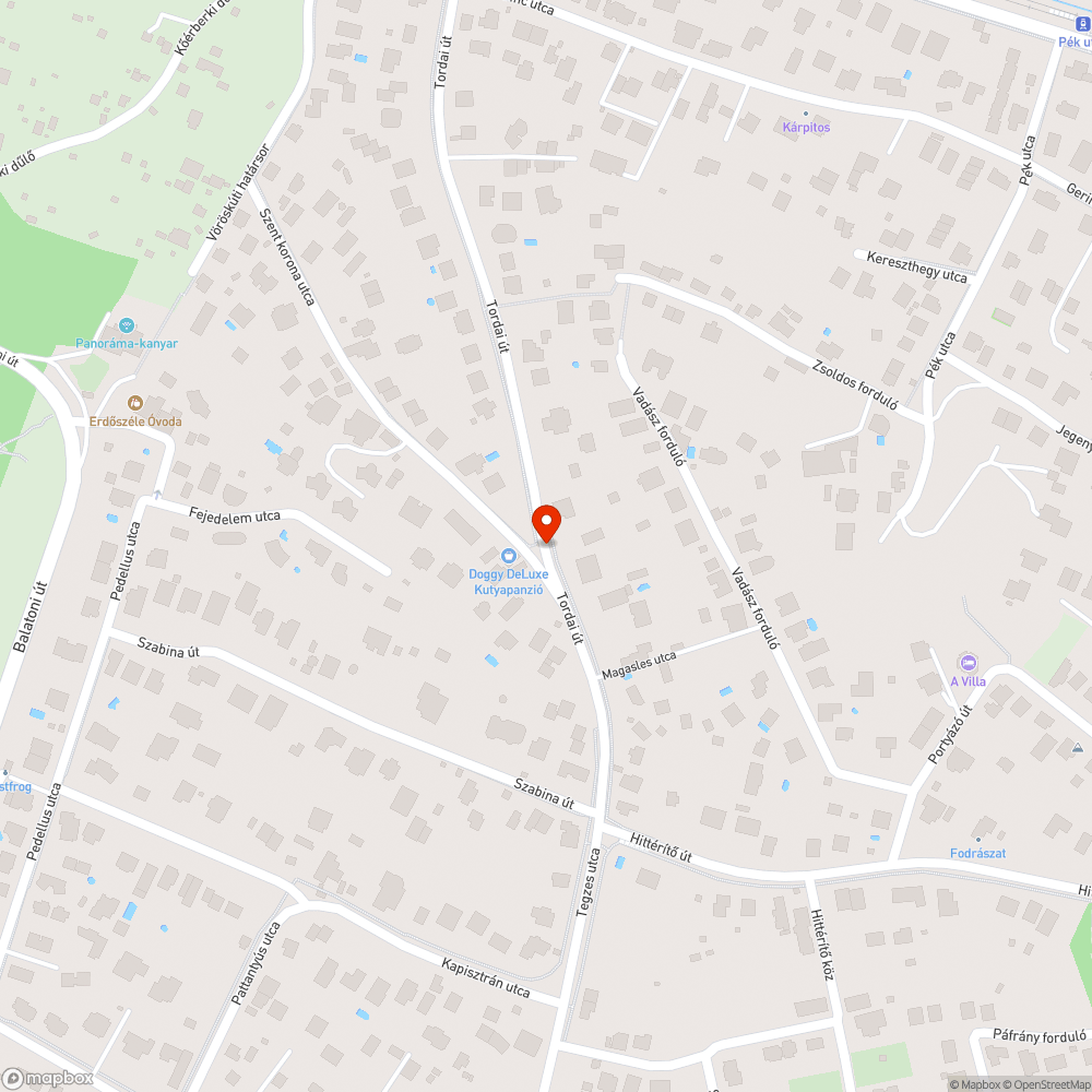 Hiányzó fedél bejelentés helye