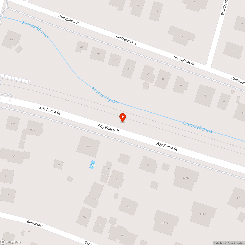 Kint maradt táblák bejelentés helye