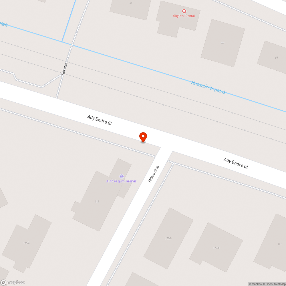 Hiányos járda bejelentés helye