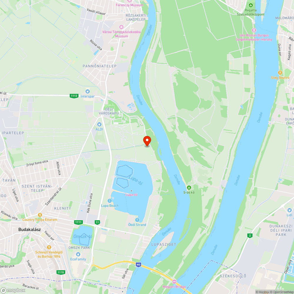 Használhatatlan út a Lupa-tónál - EUROVELO6 bejelentés helye