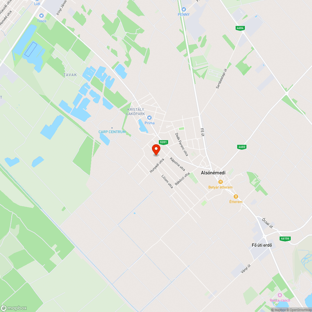 Eltört, megrongált hinta bejelentés helye