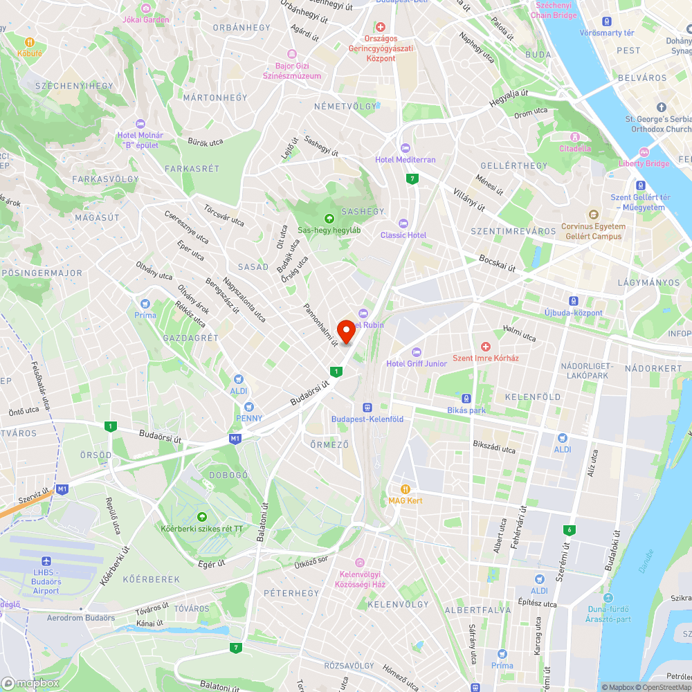 Rahó utca közvilágítás bejelentés helye