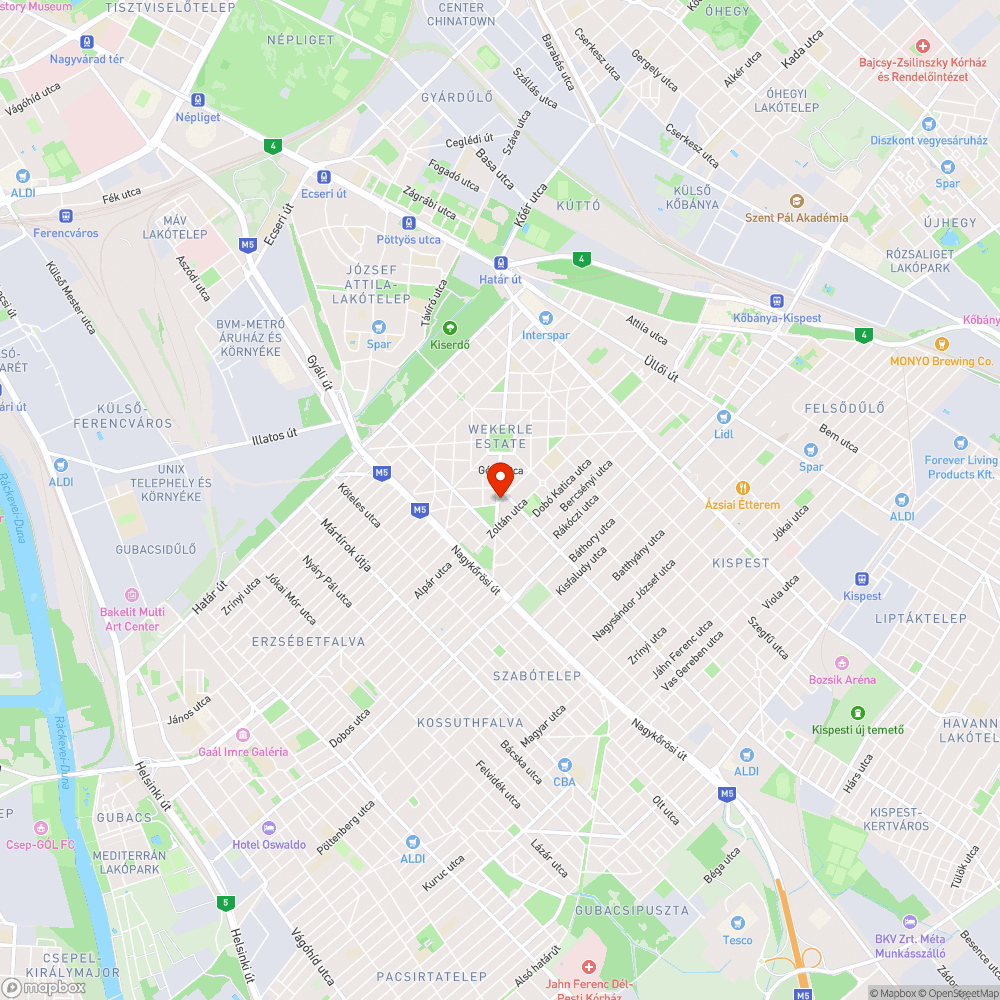 Gutenberg téri piac gaffiti 1 bejelentés helye