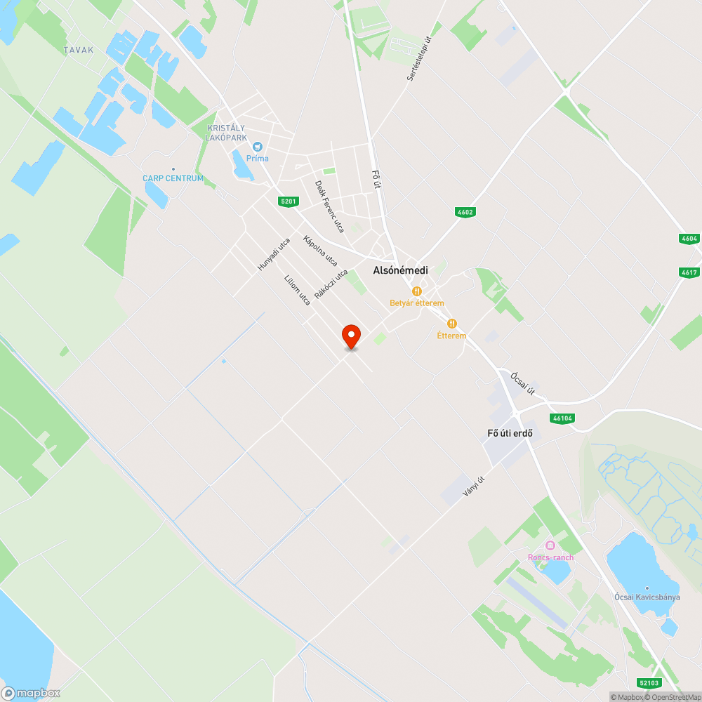 Összefirkált utcatábla bejelentés helye