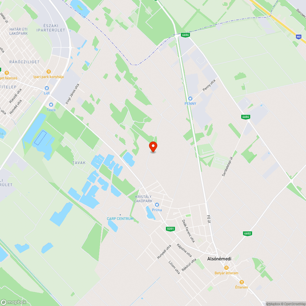 Illegális szemét lerakás bejelentés helye