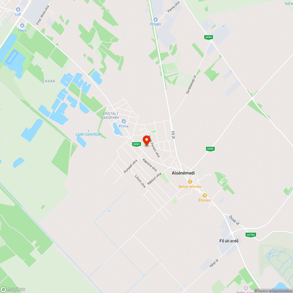 Tönkrement vízelvezető fedél bejelentés helye