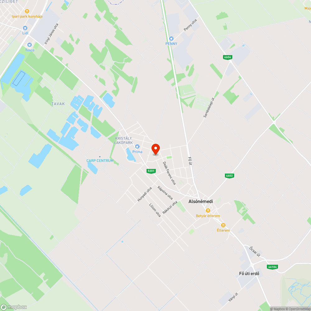 Tönkrement kisvonat bejelentés helye