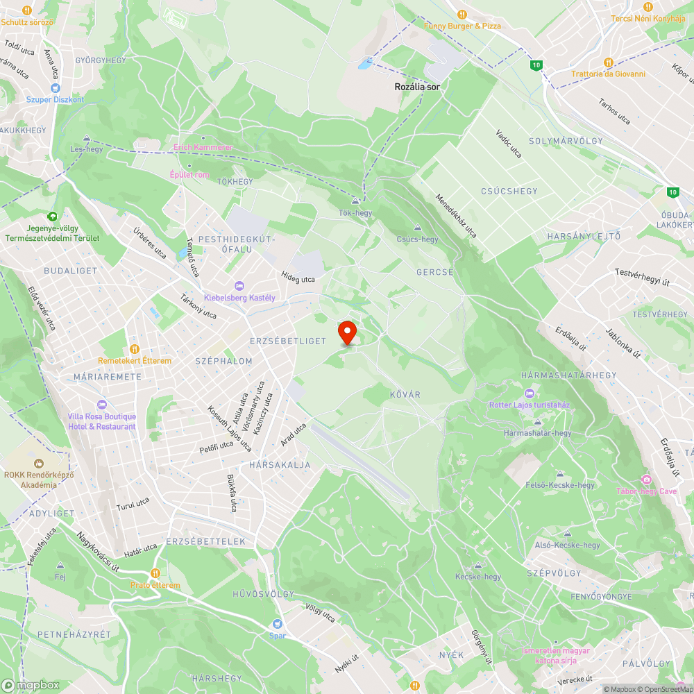 Szemétlerakat bejelentés helye