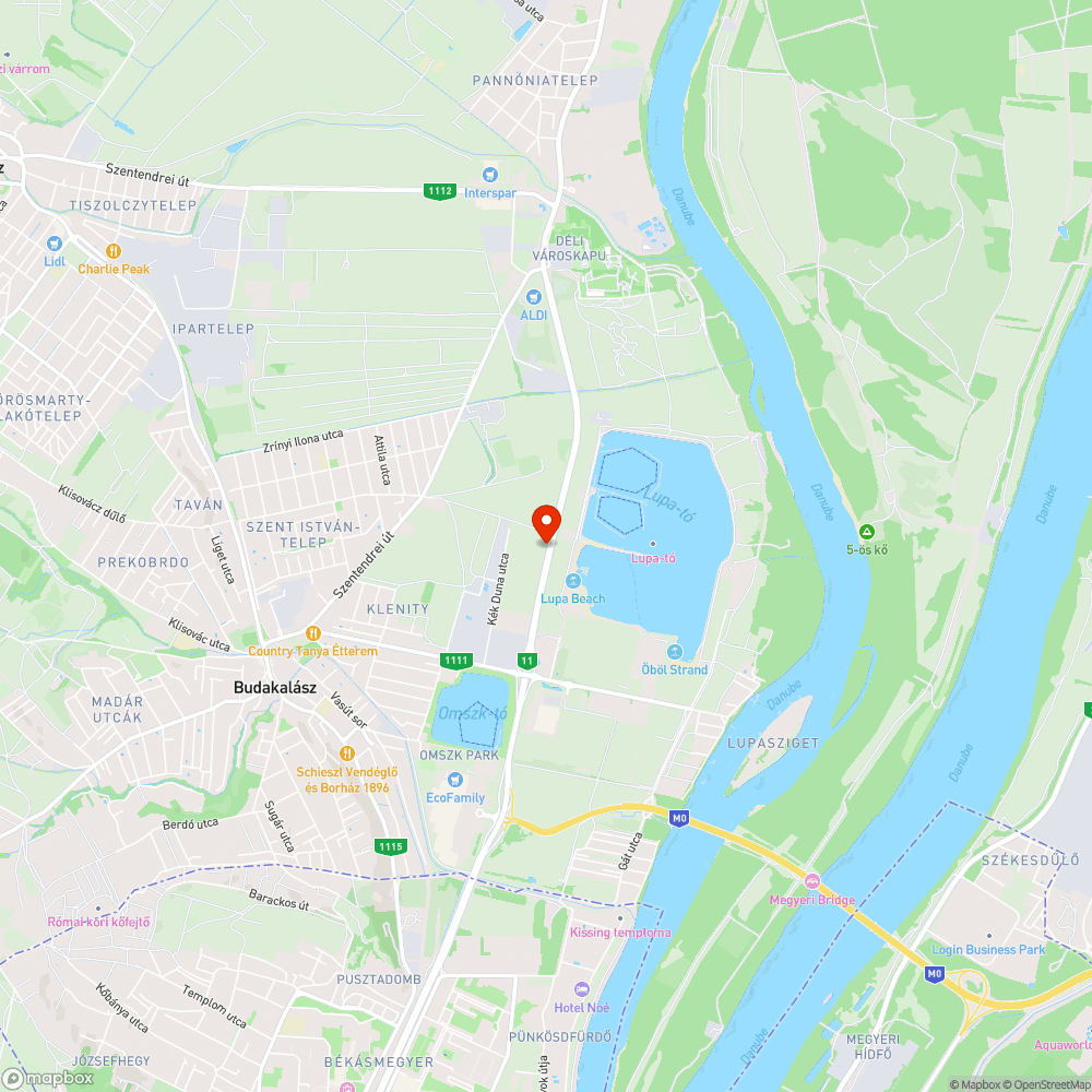 Szentendre - Budakalász kerékpárút melletti növényzet kaszálása bejelentés helye