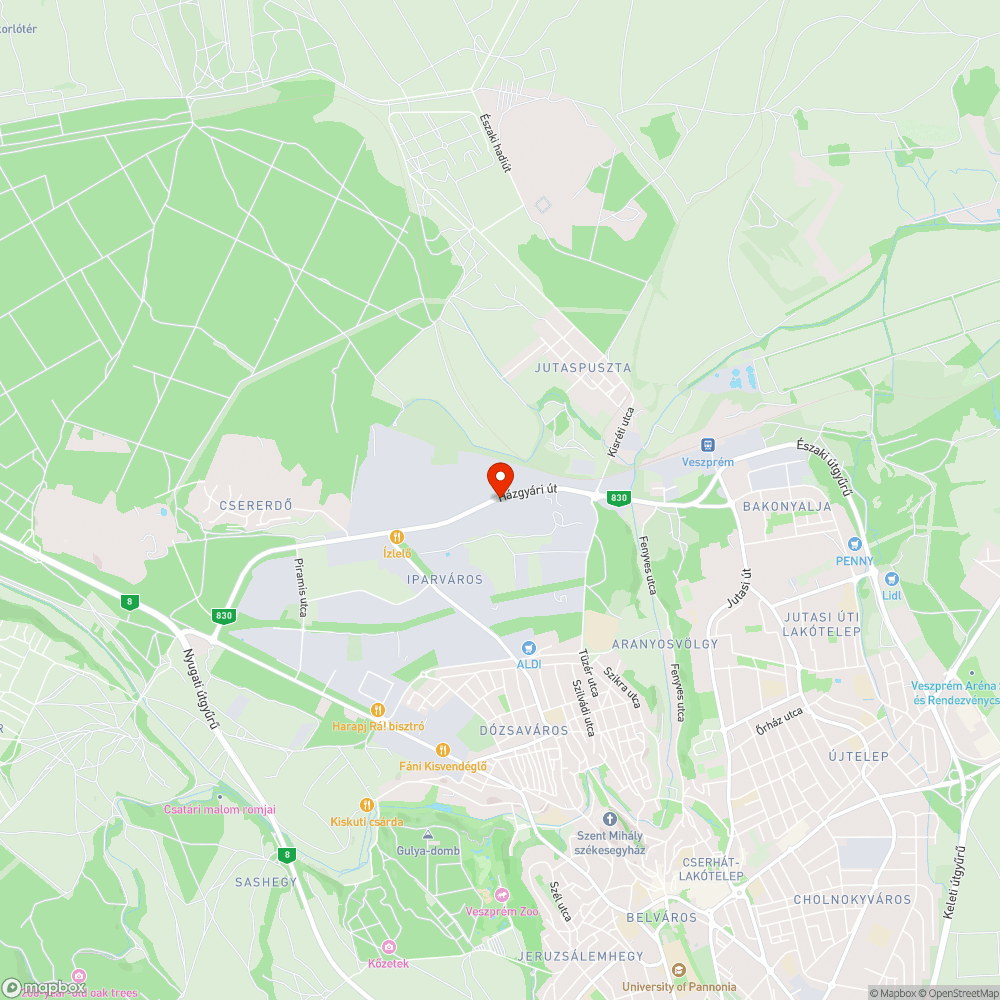 bozót bejelentés helye