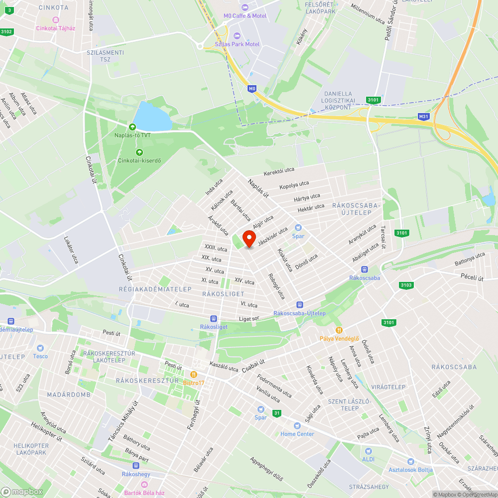 Járhatatlan járda a Jászkisér utcában bejelentés helye