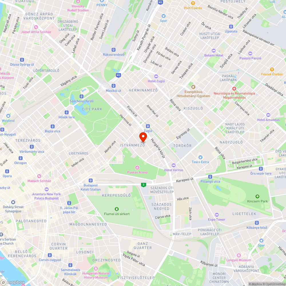 Semsey kátyú bejelentés helye