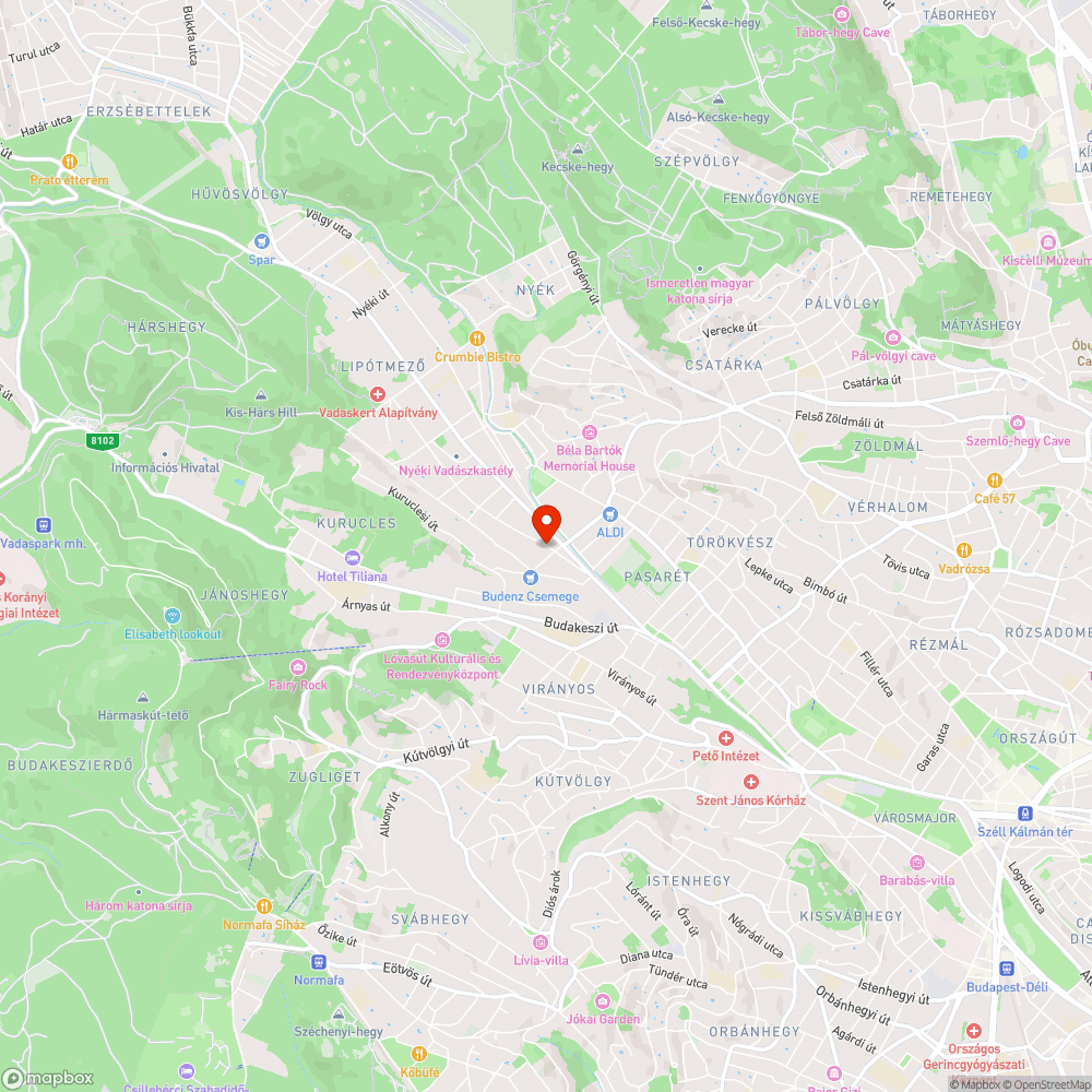 Elhagyott Audi Budán bejelentés helye