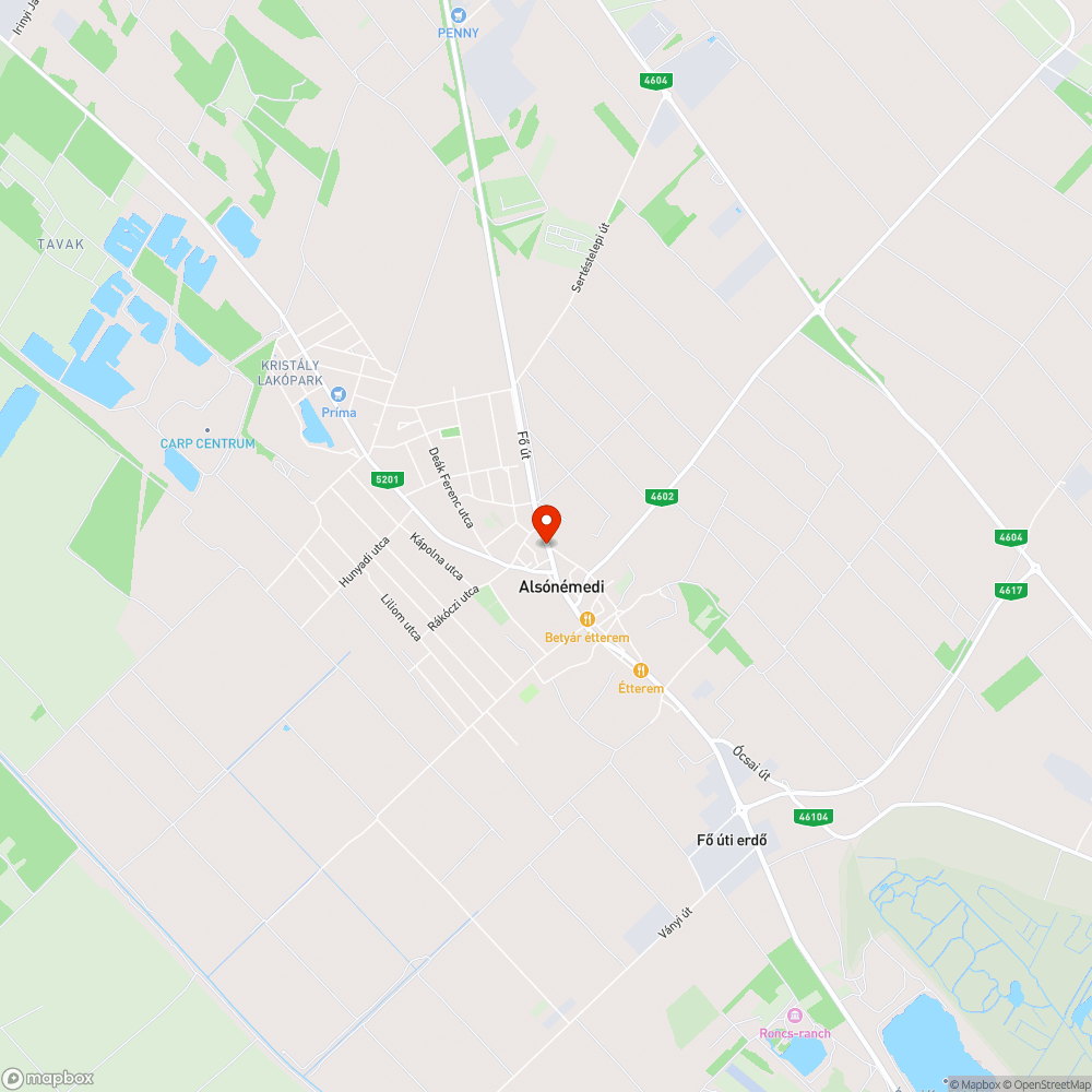 Szélesebb járda lenne szükséges bejelentés helye