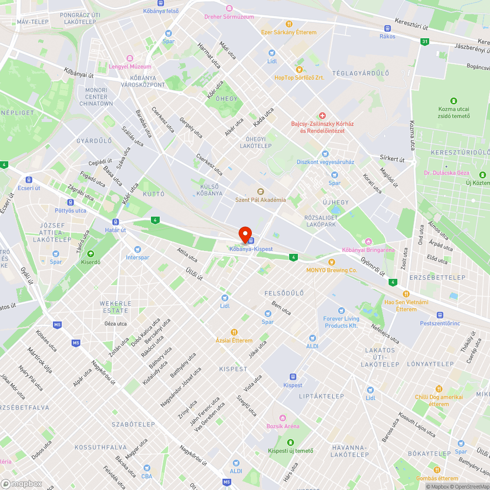 Elhanyagolt kuka bejelentés helye