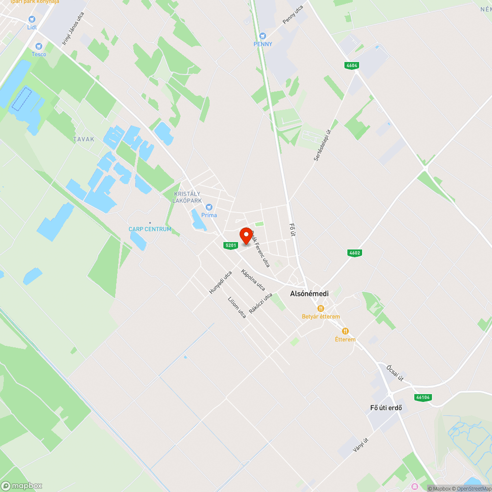 Tönkrement vízelvezető bejelentés helye