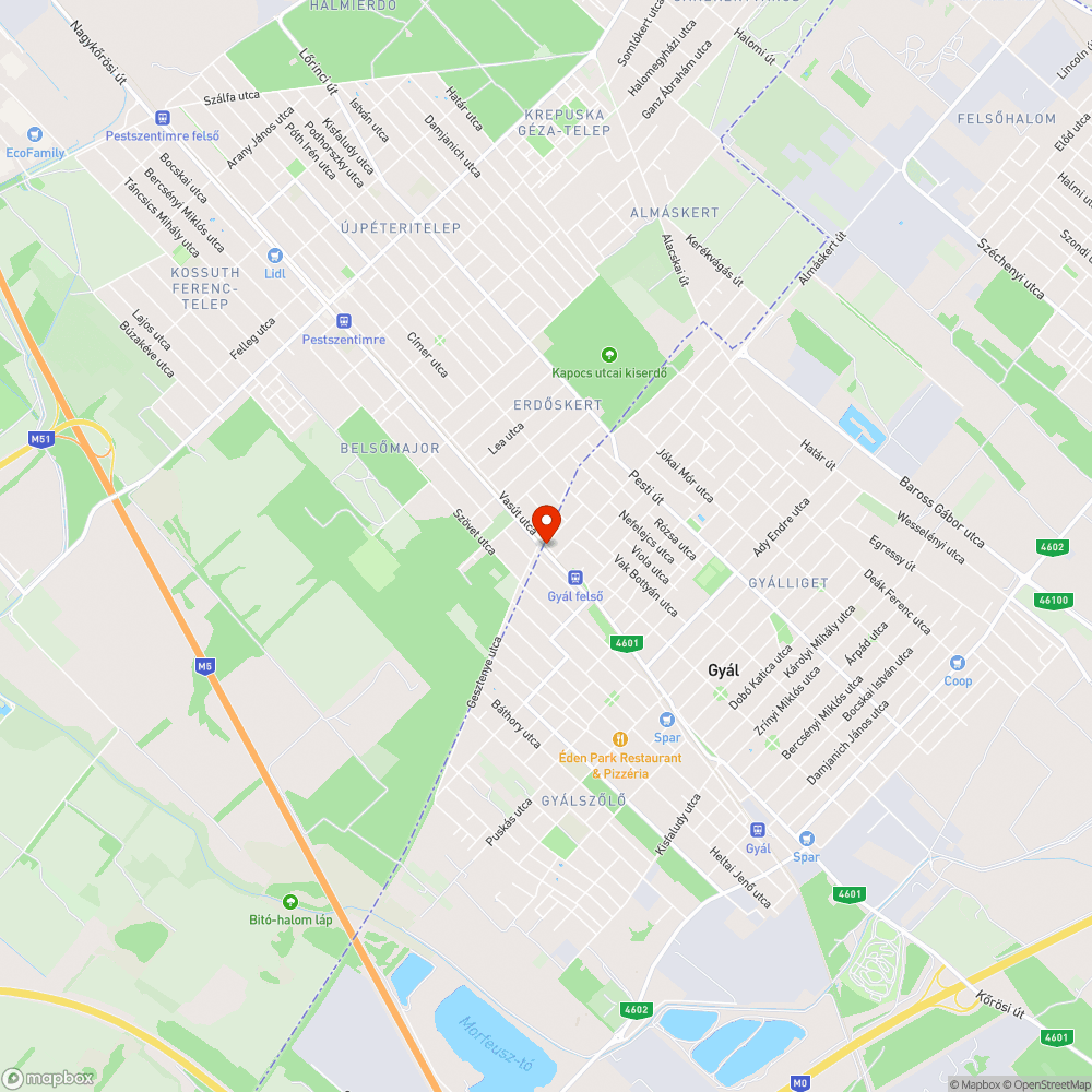 Hatalmas kátyú tele építkezési törmelékkel bejelentés helye