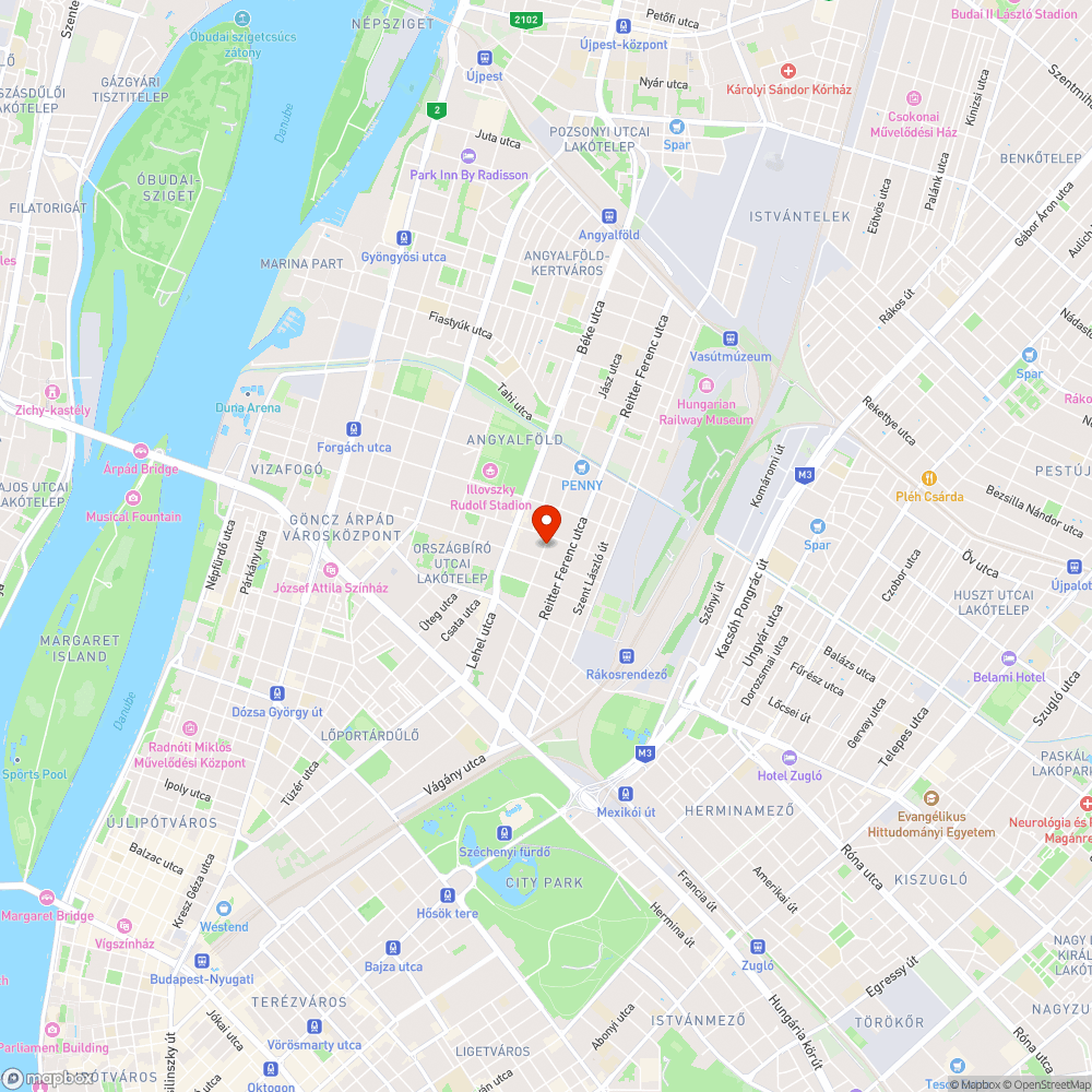 1135 Jász u. 59 B bejelentés helye