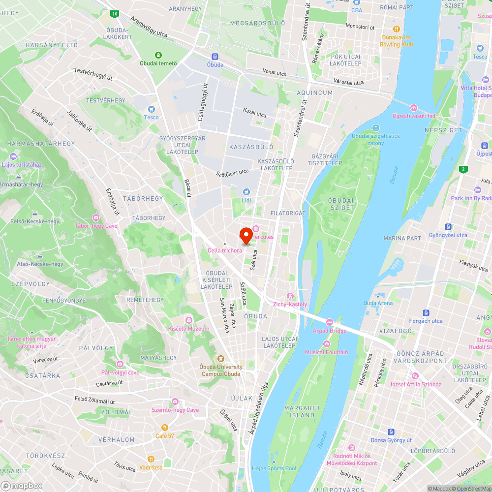 Vihar utca gyalogos és/vagy kerékpárút kijelölése bejelentés helye