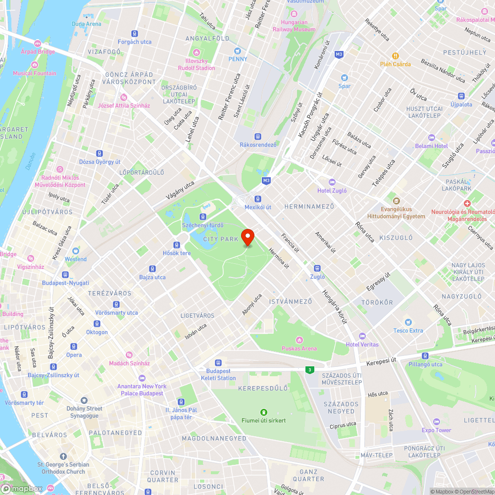 Taxisok a Városligetben bejelentés helye