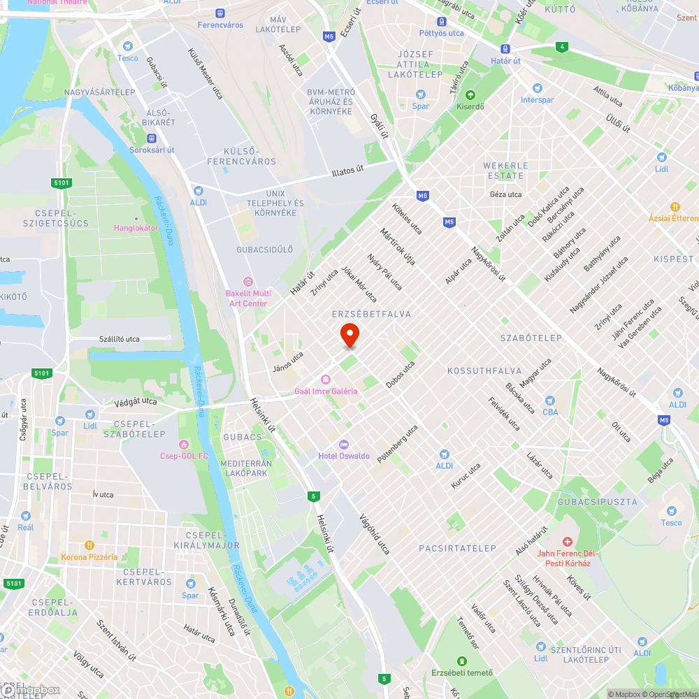 Kátyúk a Szent Imre herceg utcában bejelentés helye