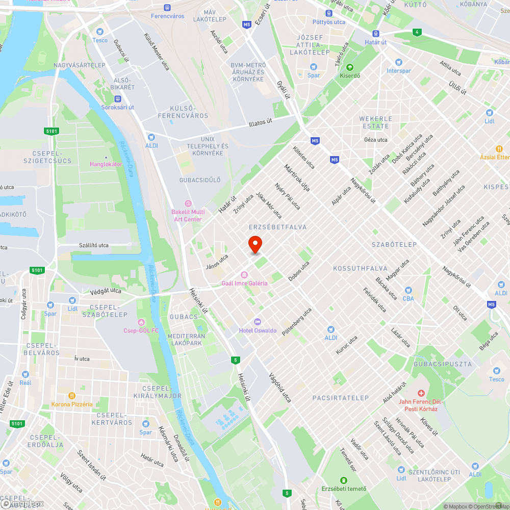 Ferenc utca úthibái bejelentés helye