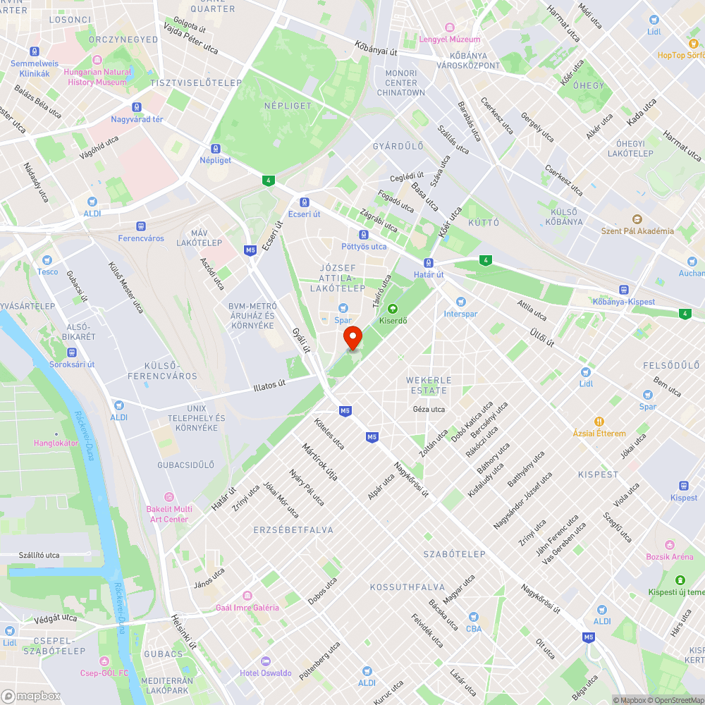 Fűvágás a Távíró közben bejelentés helye