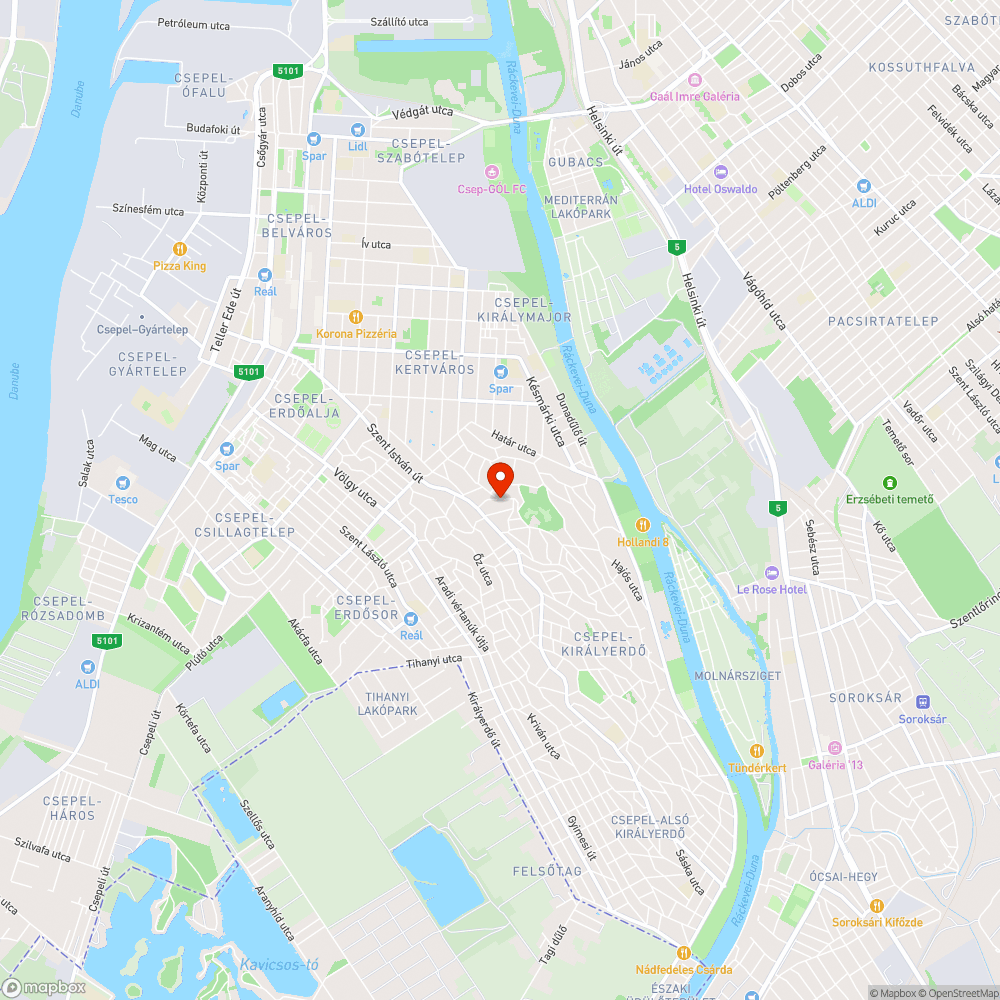 Félbemaradt fakivágás bejelentés helye