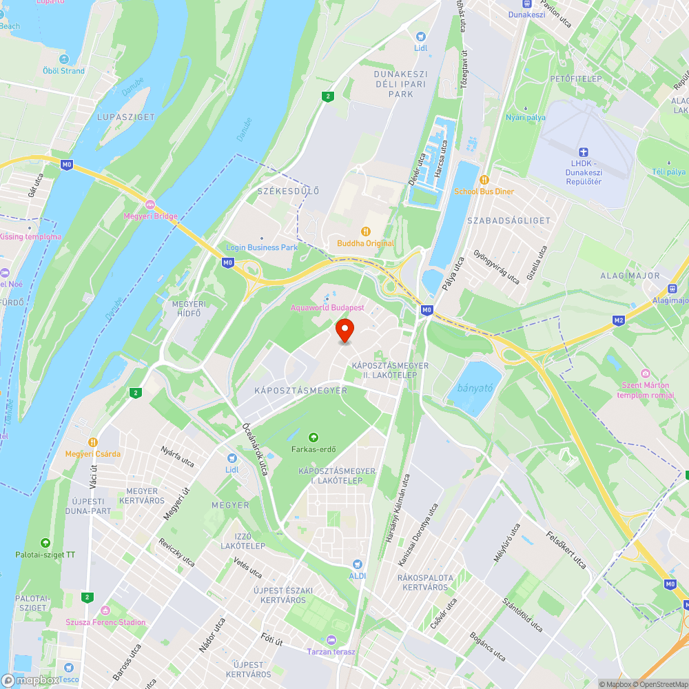 Beszakdt úttest bejelentés helye